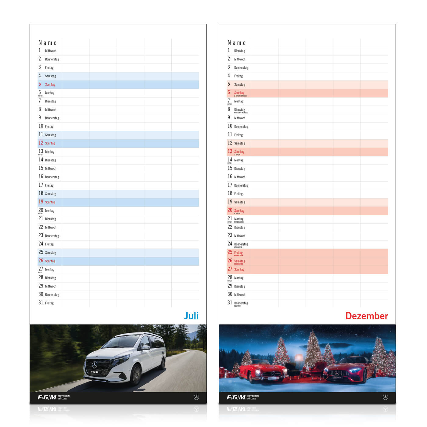 Familienkalender 2